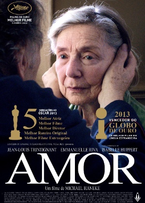 Cartaz do filme francês "Amor", de Michael Haneke  - Divulgação / Imovision