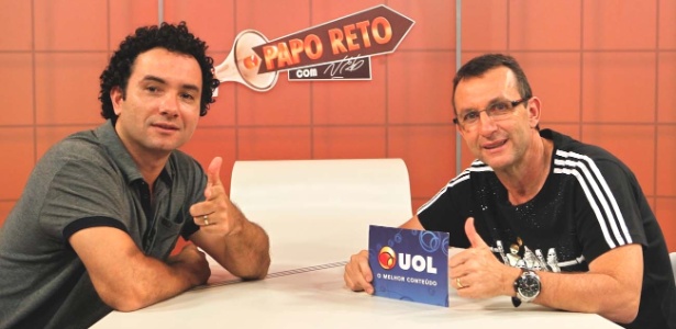 Humorista e ex-jogador de futebol, Marco Luque participa do "Papo Reto com Neto" - Leandro Moraes/UOL