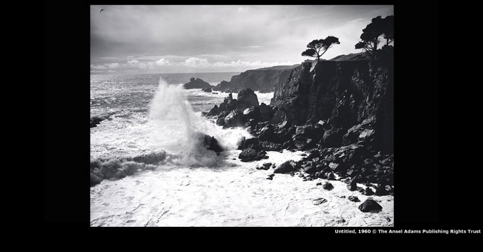 Ele produziu lindas imagens da natureza americana – de altas montanhas a densas florestas, e ainda a irregular costa do país - Coleção Centro para a Fotografia Criativa, Universidade do Arizona © The Ansel Adams Publishing Rights Trust