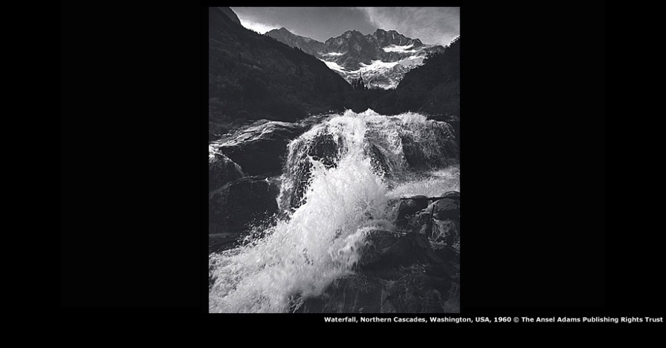 "Embora as obras pareçam fortes, enormes e intensas, eu acho que elas são muito modestas. Eu acho que ele se distancia delas e permite que você tenha uma relação direta com a vista que você está admirando", diz Philippa Simpson, gerente de exposições do Museu Marítimo Nacional - Coleção Centro para a Fotografia Criativa, Universidade do Arizona © The Ansel Adams Publishing Rights Trust