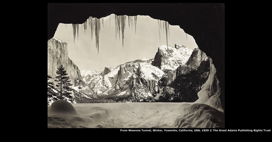 Para celebrar seu trabalho pioneiro, o Museu Nacional Marítimo de Greenwich, em Londres, apresenta uma exposição com mais de cem de suas imagens mais poderosas - Coleção Centro para a Fotografia Criativa, Universidade do Arizona © The Ansel Adams Publishing Rights Trust