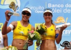 Juliana e Maria Elisa estreiam dupla na praia com título em Fortaleza - Laudemir Nogueira/CBV