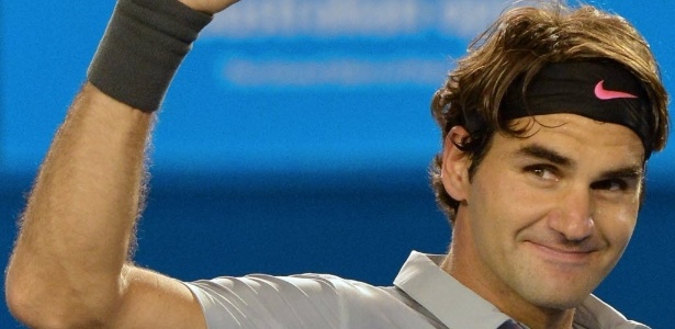 Federer garantiu, pela 35ª vez seguida, vaga nas quartas de final de um Grand Slam - AFP PHOTO/ PAUL CROCK