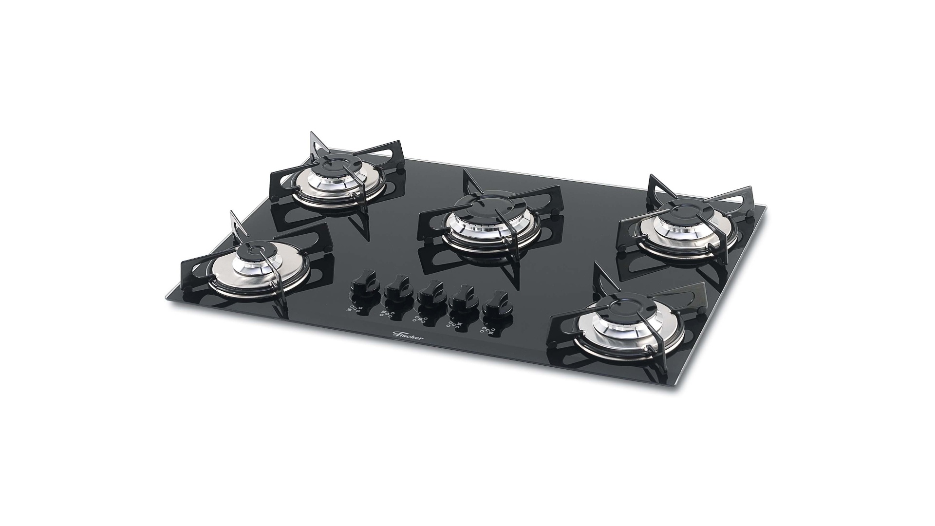 Feito de vidro temperado na cor preta, o fogão Cooktop Fisher tem cinco queimadores a gás e pode ser comprado na loja virtual da Casa Show (www.casashow.com.br) por R$ 549,90 I Preços pesquisados em janeiro de 2013 e sujeitos a alterações - Divulgação