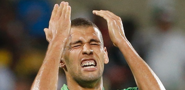 Slimani, que joga no Sporting, é o destaque da Argélia na Copa do Mundo