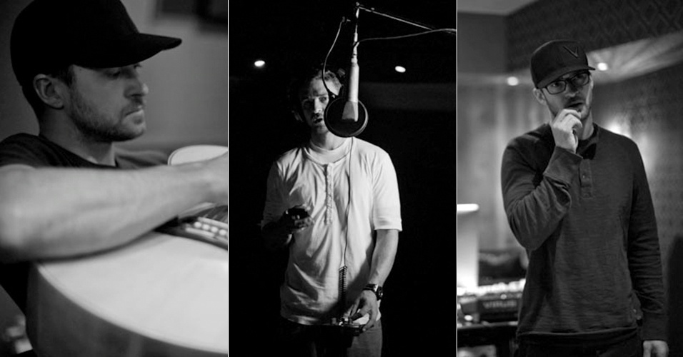 22.jan.2013 Depois de lançar o single "Suit & Tie" em parceria com Jay-Z, Justin Timberlake divulgou fotos em seu site que mostram ele gravando o novo disco "The 20/20 experience". O álbum é o primeiro lançamento do cantor pop em cinco anos e deve sair no final de 2013