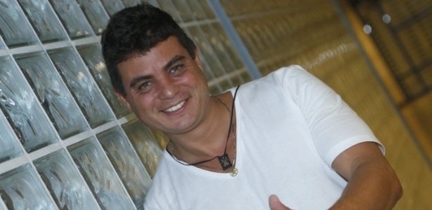 23.jan.2013 - Coletiva de imprensa com o eliminado, Dhomini, 'Big Brother Brasil 13', no Projac ? RJ
