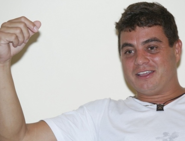 23.jan.2013 - Coletiva de imprensa com o eliminado, Dhomini,  'Big Brother Brasil 13', no Projac ? RJ