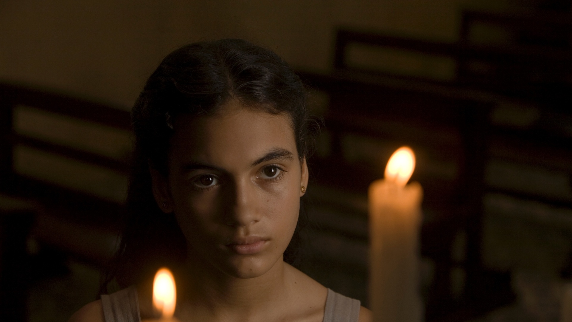 24.jan.2013 - Cena do filme "País do Desejo", de Paulo Caldas, com atuações de Fábio Assunção e Maria Padilha. A trama mostra a pianista Roberta, uma mulher afetada por uma doença crônica que tem a vida mudada ao conhecer o padre José - Divulgação / California Filmes