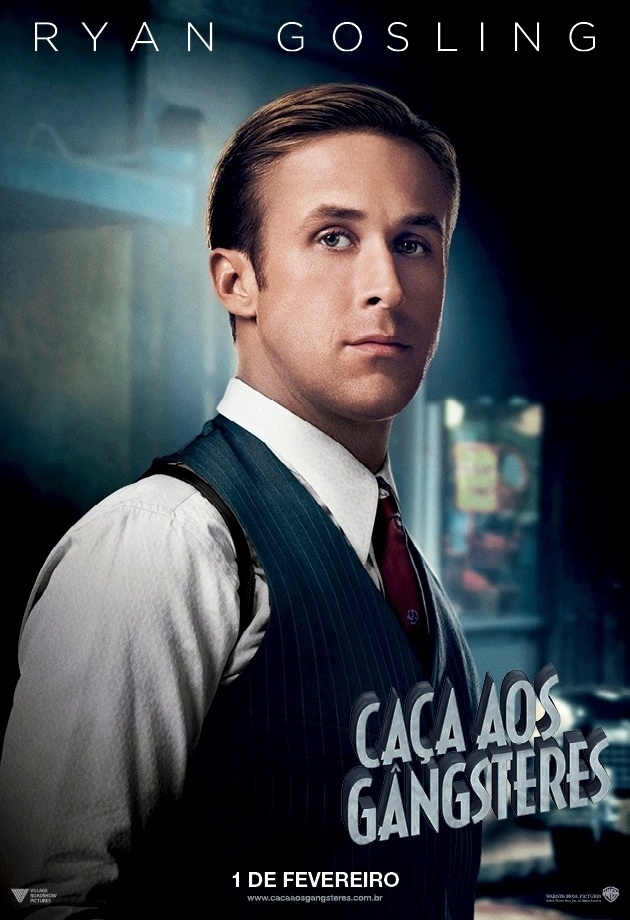 O ator Ryan Gosling interpreta o sargento Jerry Wooters em "Caça aos Gângsteres", de Ruben Fleischer - Divulgação / Warner