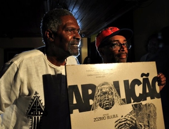 Zózimo Bulbul foi entrevistado pelo cineasta Spike Lee durante sua visita ao Brasil - Reprodução/Facebook