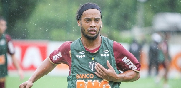Ronaldinho Gaúcho marcou o primeiro gol na vitória do Atlético-MG sobre Guarani-MG - Bruno Cantini/Site do Atlético-MG