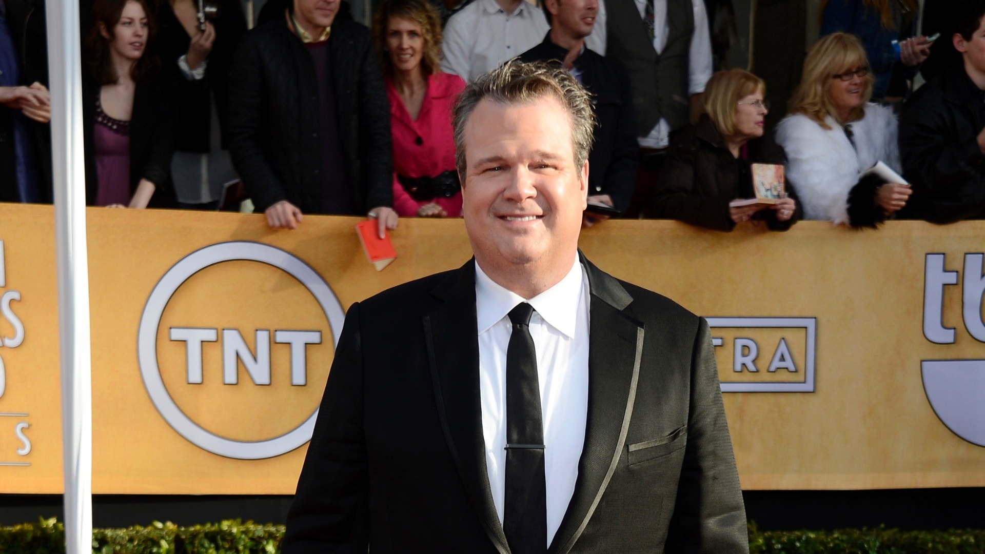 27.jan.2013 - O ator Eric Stonestreet passa pelo tapete vermelho do Screen Actors Guild Awards, prêmio do sindicato dos atores,  em Los Angeles - Getty Images
