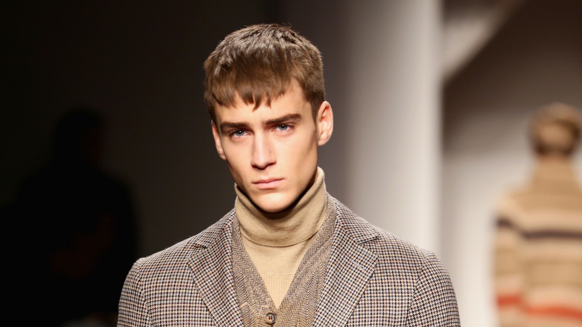 A Missoni mostrou um terno em lã com padrão quadriculado durante a semana de moda masculina de Milão, desta forma demonstra que o conjunto não precisa ser careta - Getty Images