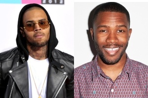 Chris Brown e Frank Ocean se envolveram em confusão no estacionamento de um estúdio