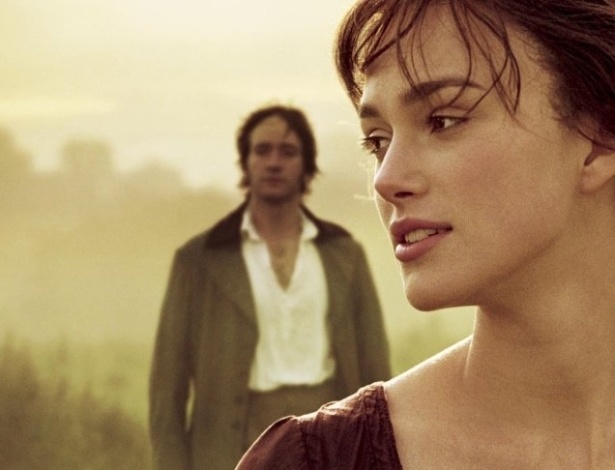 Em 2005, o diretor Joe Wright adaptou "Orgulho e Preconceito" novamente para o cinema, colocando Keira Knightley e Matthew Macfadyen para interpretarem Elizabeth e Sr. Darcy - Reprodução