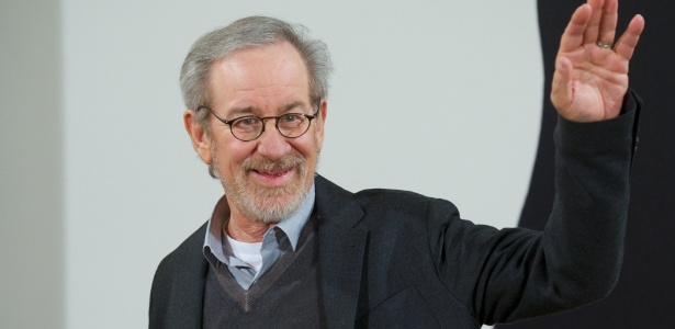 Steve Spielberg na sessão de fotos de divulgação de "Lincoln" na Casa de America, em Madri - Carlos Alvarez/Getty Images