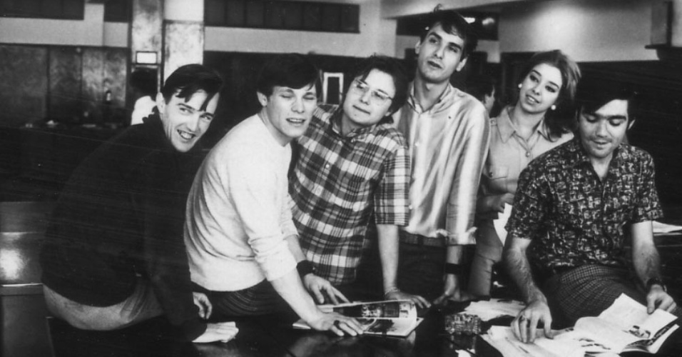 1.ago.1967 - Integrantes da banda Os Incríveis posam para foto - Gil Passarelli/Folhapress