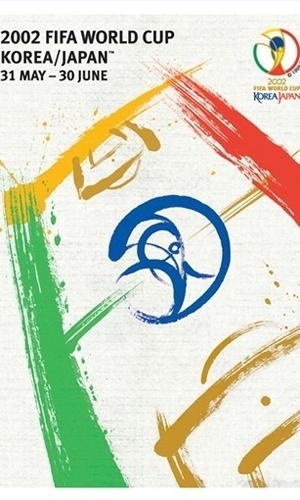 Cartaz da Copa do Mundo de 2002, no Japão e na Coreia do Sul