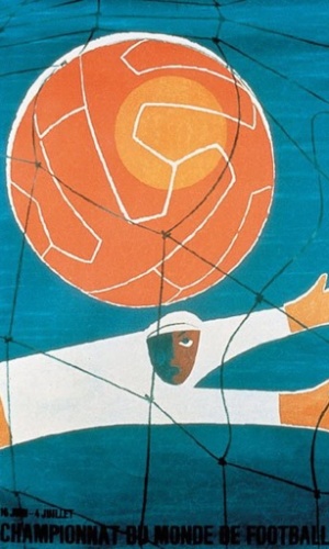 Cartaz oficial da Copa do Mundo de 1954, na Suíça