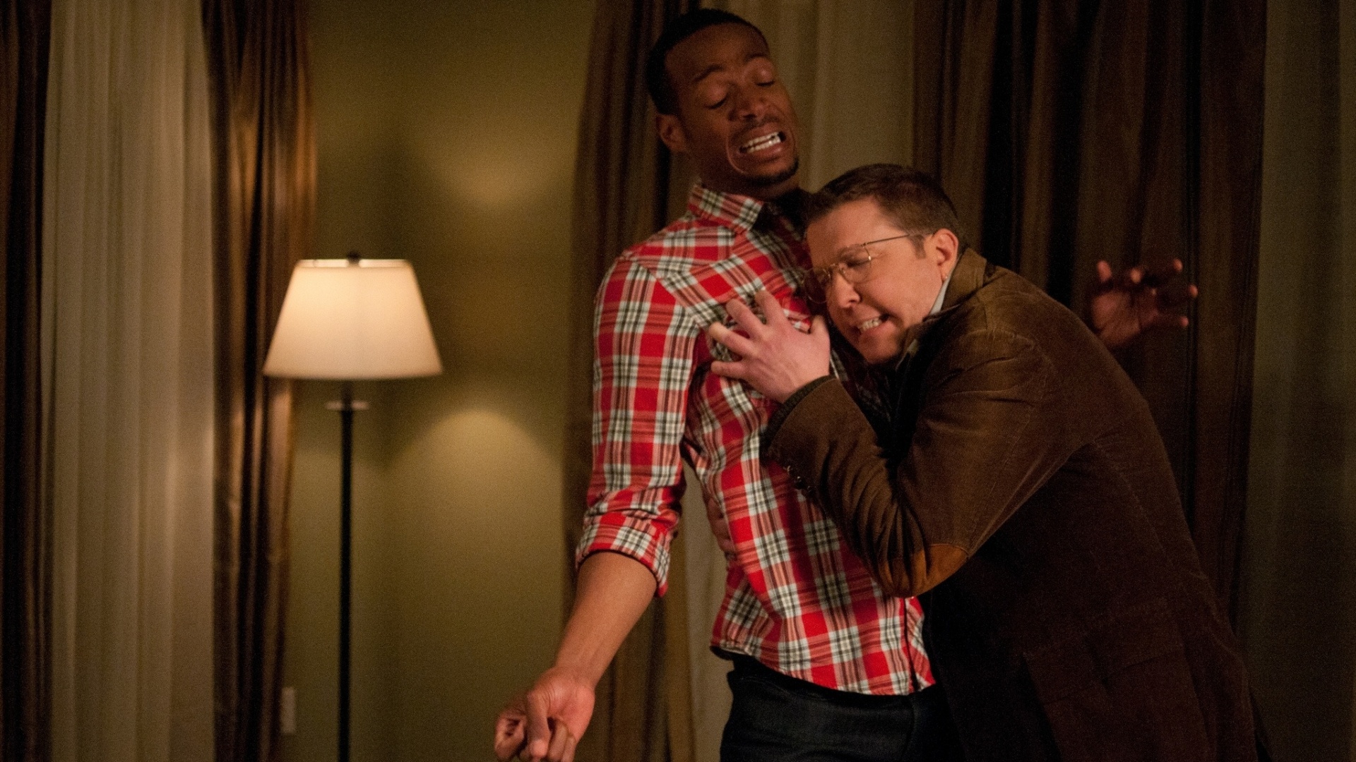 Cena do filme "Inatividade Paranormal", paródia estrelada por Marlon Wayans sobre a série de terror "Atividade Paranormal". A direção é de Michael Tiddes - Divulgação / Playarte