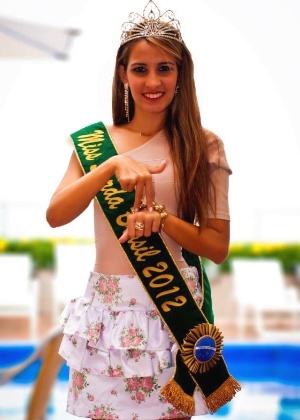 A miss Surda Brasil 2012, Bruna Barroso  - Divulgação