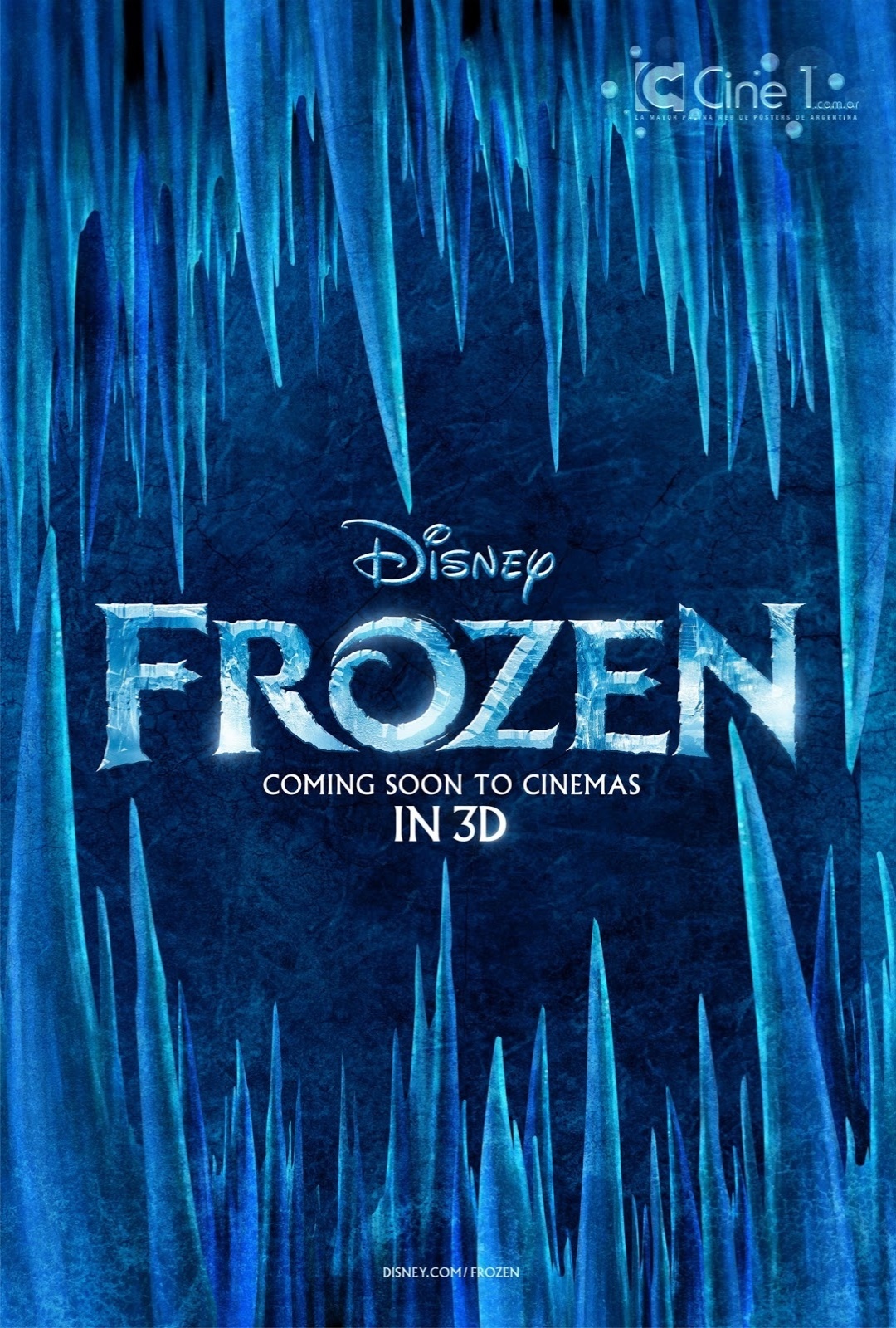 Primeiro pôster da animação "Frozen" - Divulgação