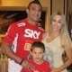 Família Belfort reunida nos bastidores do UFC 156: Vitor, Davi e Joana - Jorge Corrêa/UOL