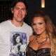 2.fev.2013 - Geisy Arruda encontra Cássio, goleiro do Corinthians, que já se declarou roqueiro, mas estava presente na balada sertaneja - Fernanda França e Thais Aline /Ag. Fio Condutor