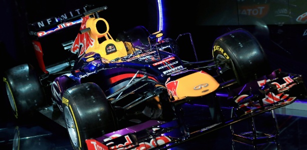 Red Bull com modelo RB9, que rendeu o tetracampeonato de Fórmula 1 - AFP PHOTO/HO/GETTY IMAGES/RICHARD HEATHCOTE