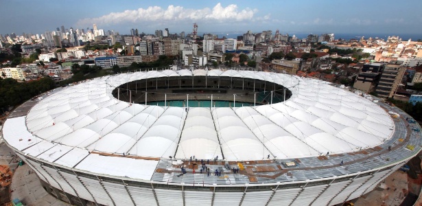 Estádio será inaugurado no próximo domingo, num clássico entre Bahia e Vitória