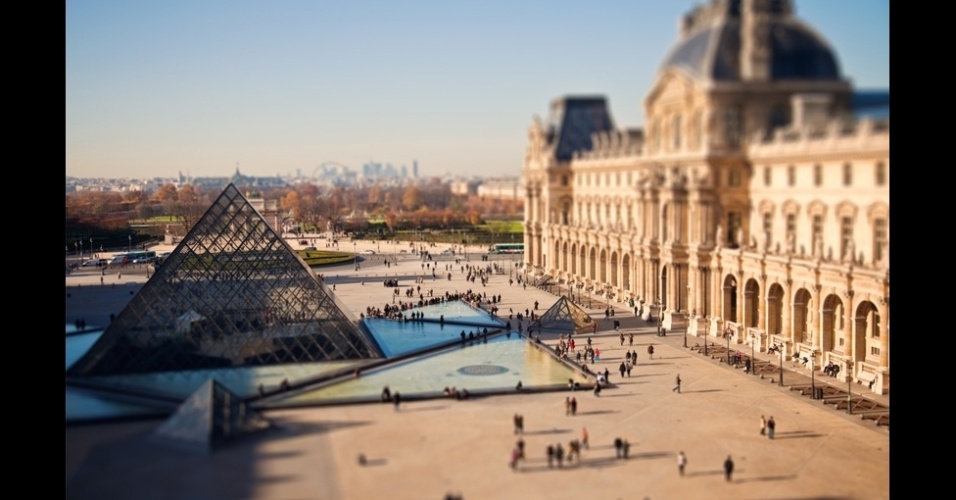 Ben Thomas usa técnica que altera foco e profundidade e é conhecido como 'encolhedor de cidades'. - Ben Thomas/www.benthomas.net.au