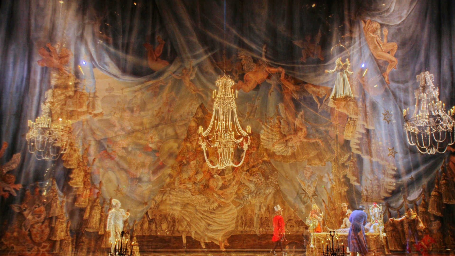 O espetáculo parte das lembranças e da imaginação de um palhaço que pensa como será seu funeral, misturando sonhos e realidade - MRossi/Divulgação Time for Fun