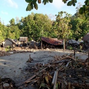 As Ilhas Salomão foram atingidas por um tsunami após um terremoto de 8 graus na escala Richter - AFP - 6.fev.2013