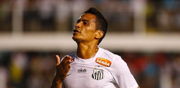 Cícero é o artilheiro do Santos no Campeonato Brasileiro, com dez gols marcados - Ricardo Saibun/Divulgação/Santos FC