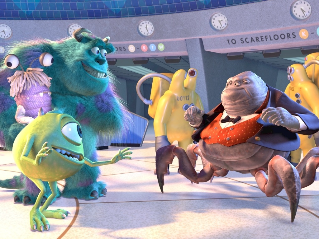 Cena da animação "Monstros S.A. 3D", relançamento do filme dirigido por Pete Docter, David Silverman e Lee Unkrich em 2001 - Divulgação / Disney