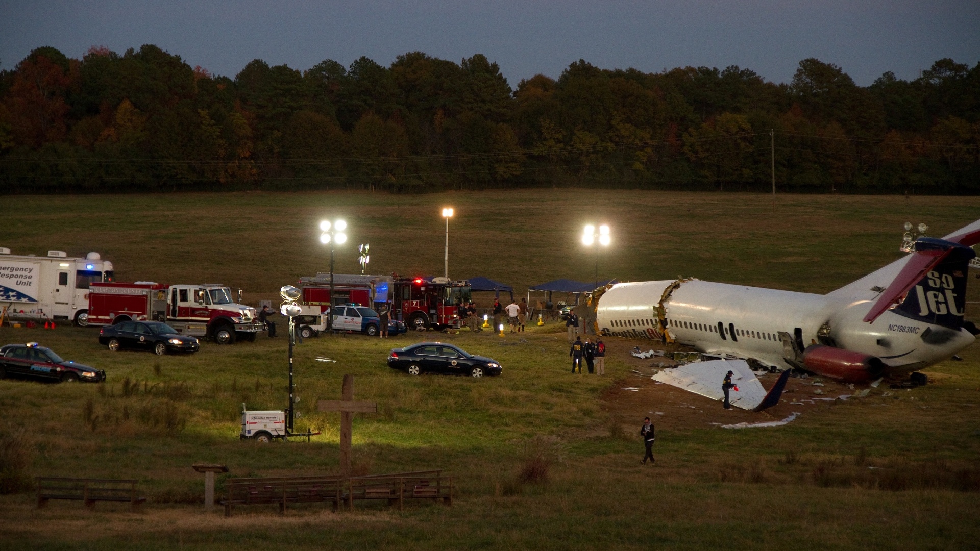 Cena do filme "O Voo", dirigido por Robert Zemeckis e estrelado por Denzel Washington - Divulgação / Paramount