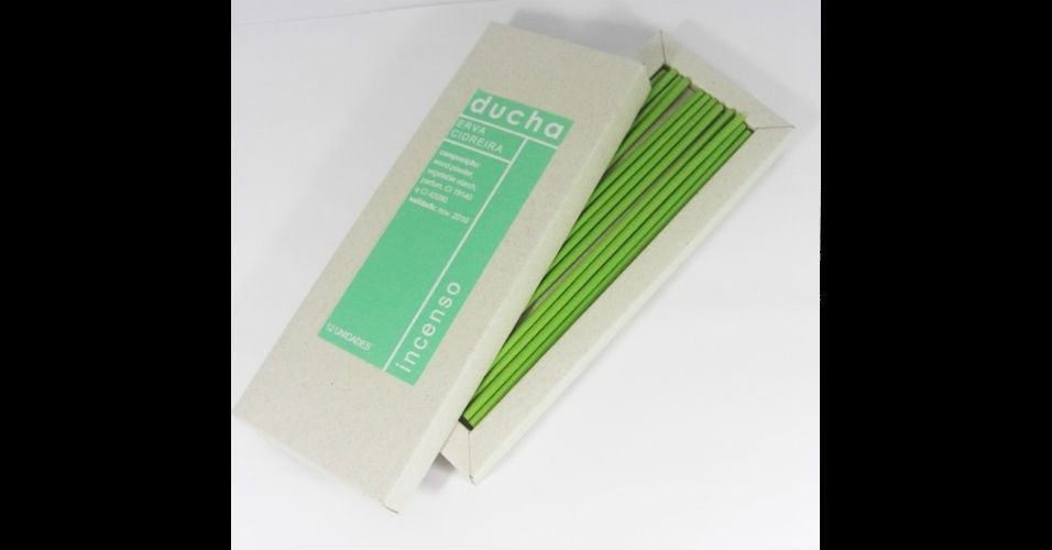 Incenso de erva-cidreira, da Ducha Cosméticos - Divulgação
