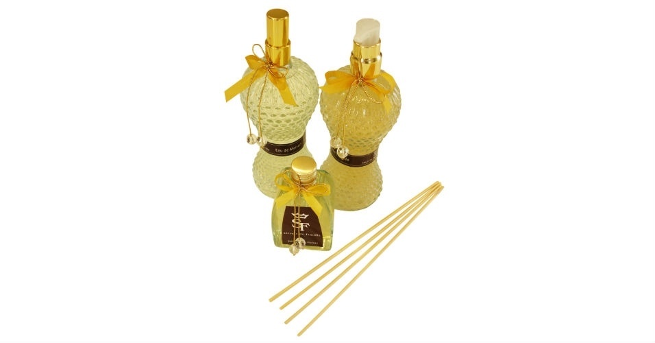 Kit com sabonete líquido, da Secrets de Famille - Divulgação