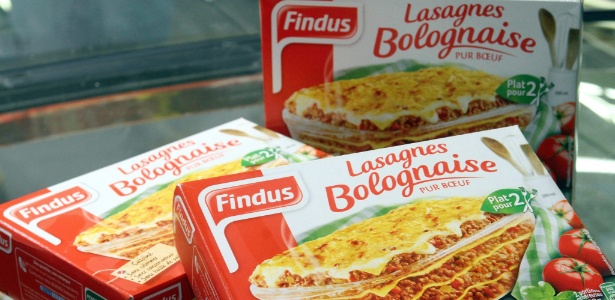  Lasanha da marca francesa Findus está entre os produtos retirados do mercado na França