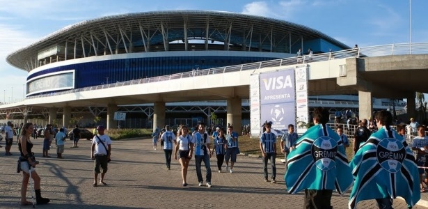 Arena do Grêmio deve receber três grandes públicos em sequência - Wesley Santos/Press Digital