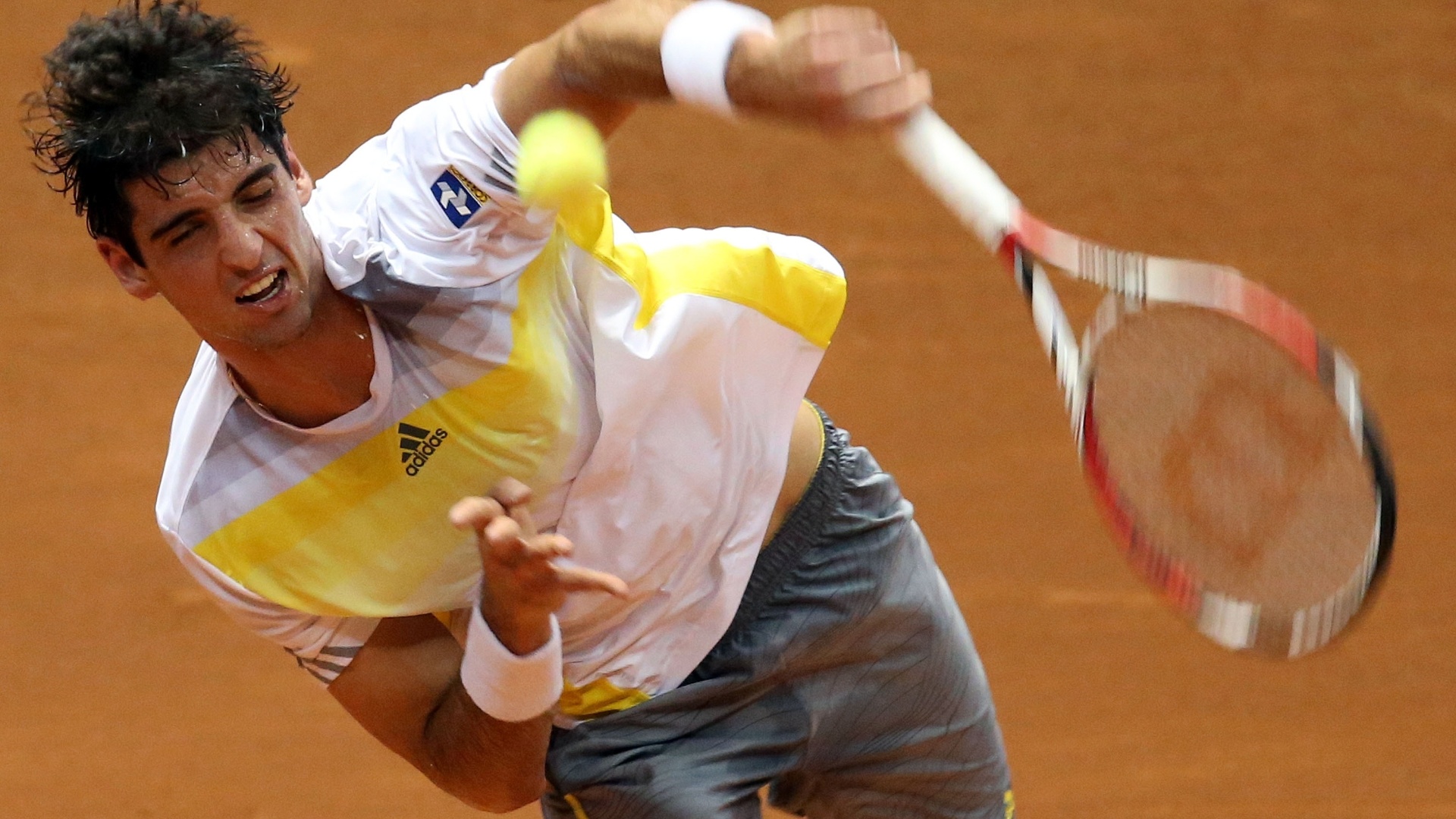 14.fev.2013 - Bellucci enfrenta Volandri na segunda rodada do Aberto do Brasil - Gaspar Nobrega/inovafoto