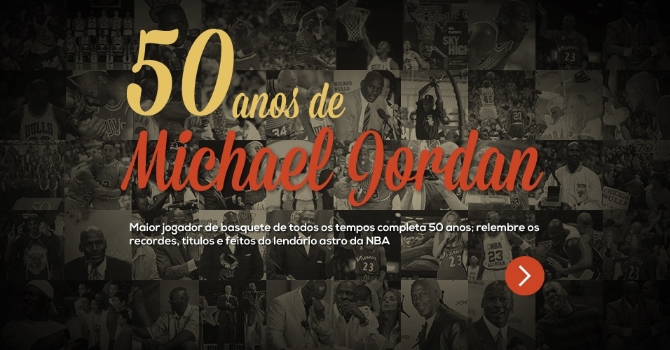 Maior jogador de basquete de todos os tempos completa 50 anos; relembre os recordes, títulos e feitos do lendário astro da NBA - AFP/ROBERT SULLIVAN