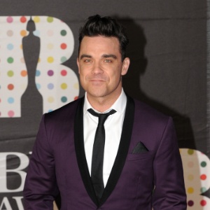 Robbie Williams no Brit Awards 2013, em Londres - Getty Images