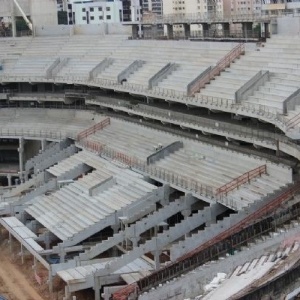 Enquanto a Arena Palestra não fica pronta, o Palmeiras joga no Pacaembu. - Divulgação