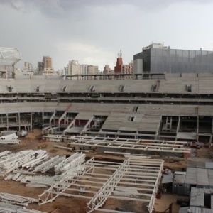O Palmeiras divulgou fotos atualizadas da Arena Palestra - Divulgação (Arena Palestra)