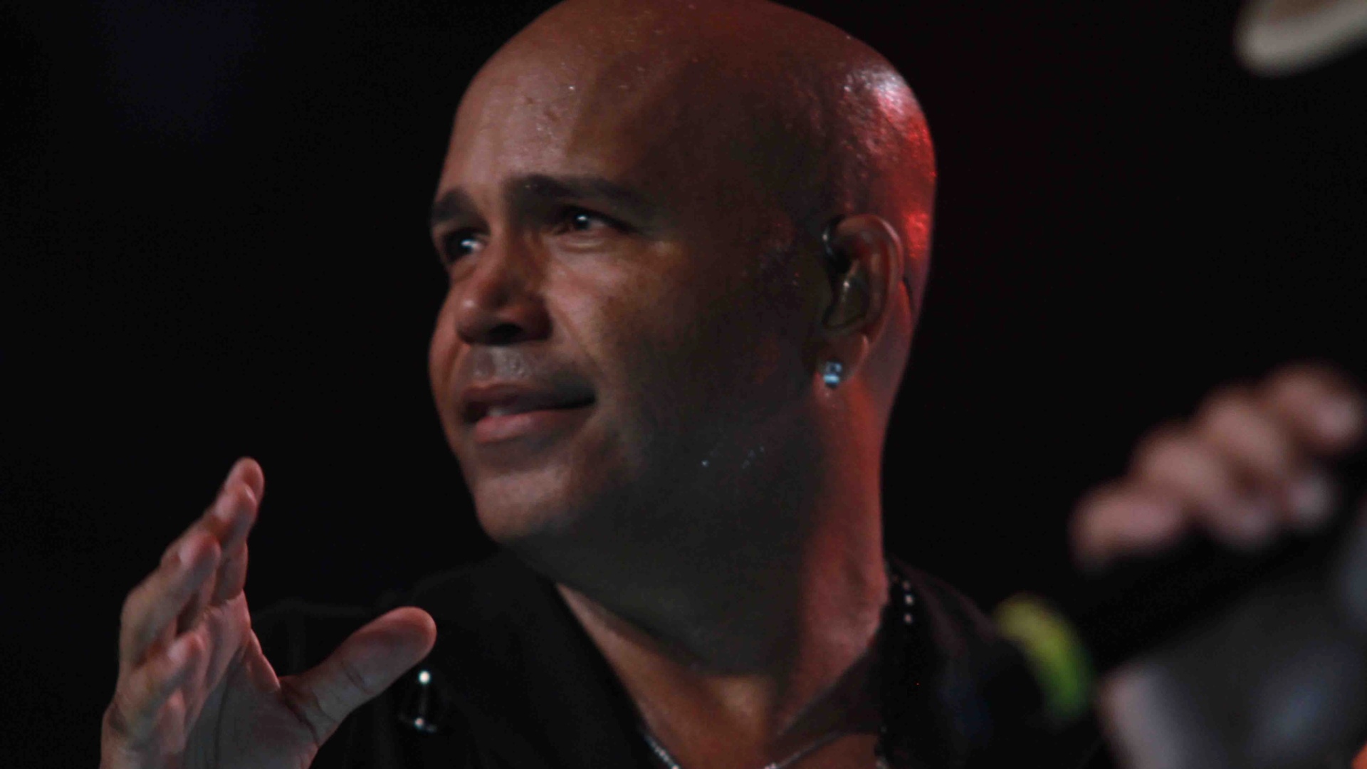 20.fev.2013 - Rick grava "Bom de Dança", terceiro DVD da dupla que forma com Renner. A gravação aconteceu em uma casa noturna de São Paulo e contou com a participação de outros nomes da música sertaneja. Formada desde 1983, Rick e Renner somam 17 CDs e 2DVDs, com mais de 10 milhões de cópias vendidas - Cláudio Augusto/Foto Rio News