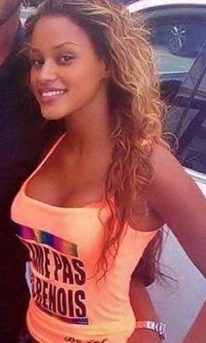 Fanny Neguesha, ex-namorada do atacante Balotelli - Reprodução/Facebook