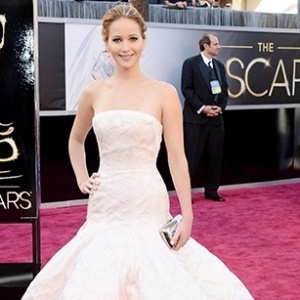 Jennifer Lawrence chega para o Oscar 2013 - Getty Images