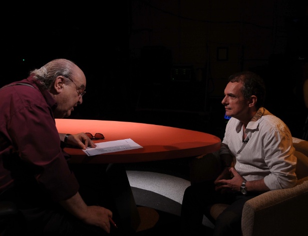 Antonio Abujamra entrevista o dramaturgo João Falcão em seu programa, "Provocações"; a entrevista vai ao ar na terça-feira (26) - Jair Magri/Divulgação